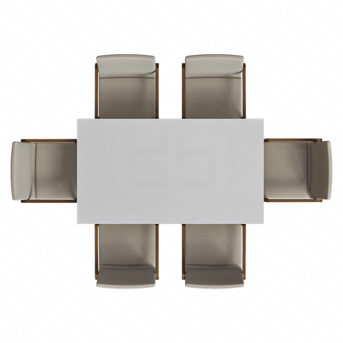 Стол + стульями от Roche Bobois