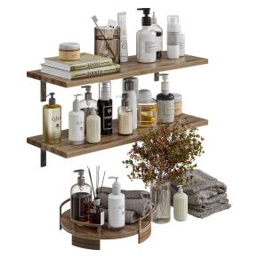 Decorative set for the bathroom