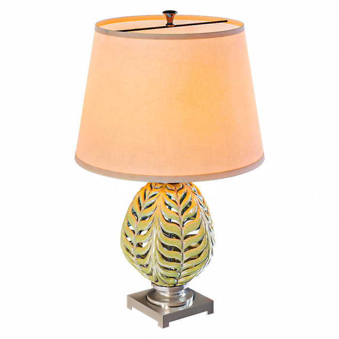 Лампа с текстильным абажуром от Uttermost