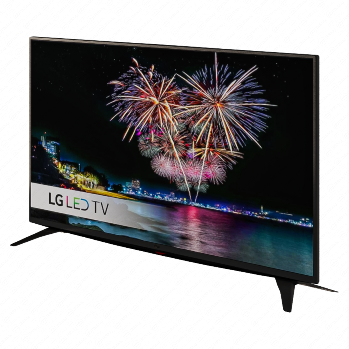 Телевизор LG с изображением салюта