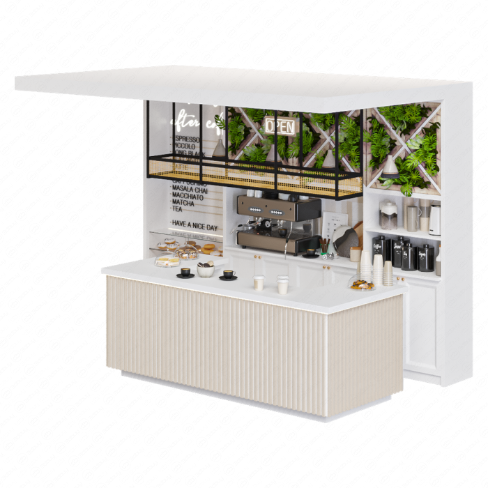 Прилавок кофейни Прилавок кофейни