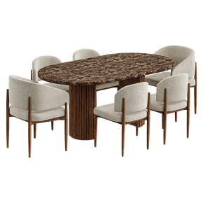 EVA dining chair and table