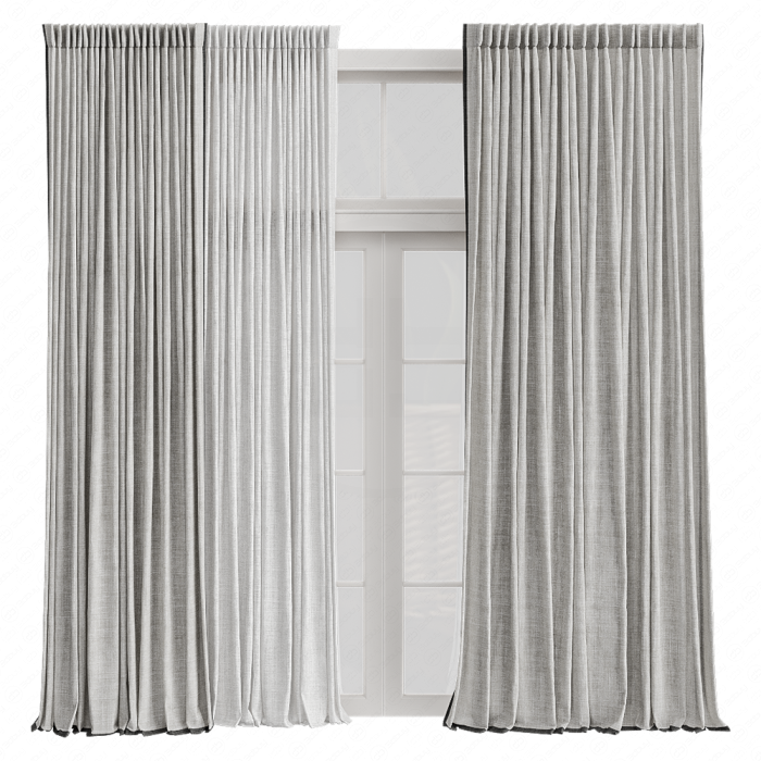 Шторы полупрозрачные бежевые