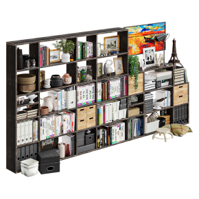 Large cabinet with decoration