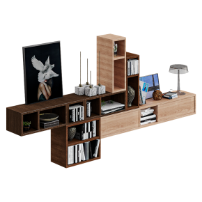 Shelf made of CALLESELLA modules.