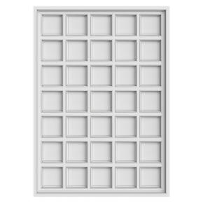 Coffered ceiling in the Art Deco style