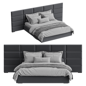 Modena bed by RH gray #1