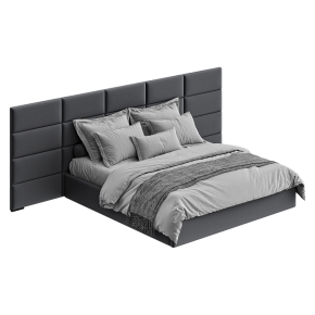 Modena bed by RH gray #1