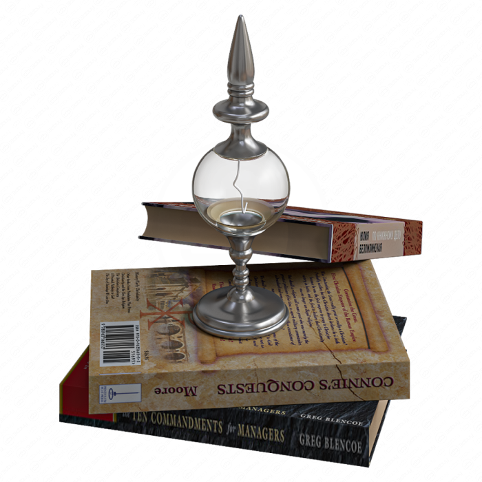 Набор книг с подсвечником