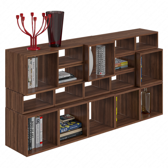 Низкий стеллаж для книг RIVA