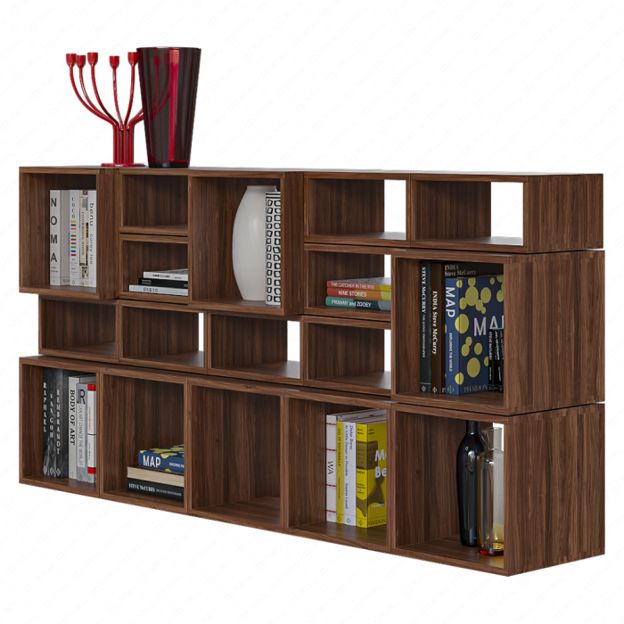 Низкий стеллаж для книг RIVA