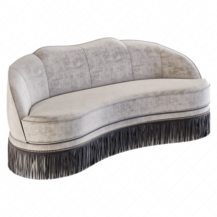 Диван Daisy от Longhi с бахромой