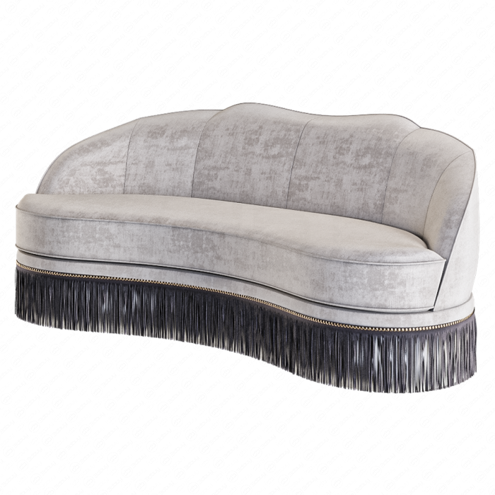 Диван Daisy от Longhi с бахромой