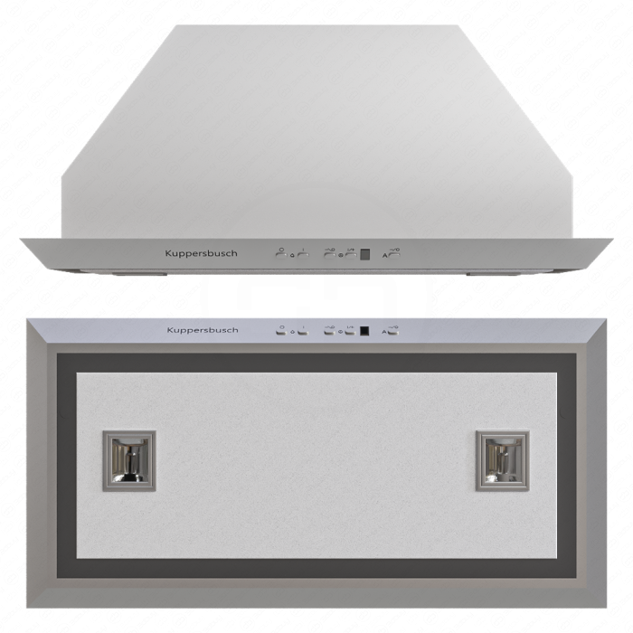 Белая вытяжка Кuppersbusch