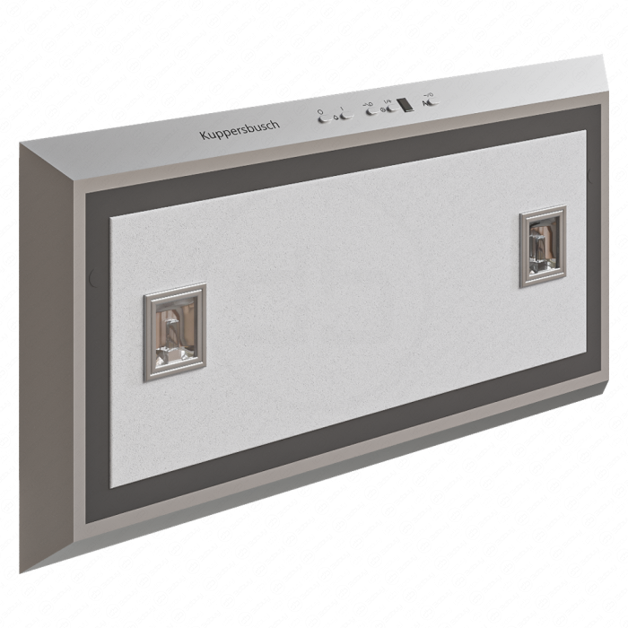 Белая вытяжка Кuppersbusch