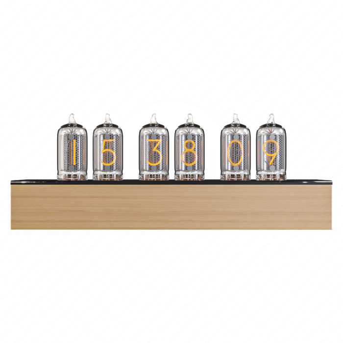Настольные часы  на радиолампах от Chronotronix