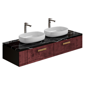 Jasper Double wall-mounted cabinet by FIFTYFOURMS