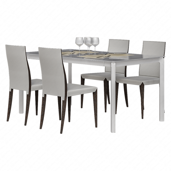 Стол и стул от Cattelan Italia