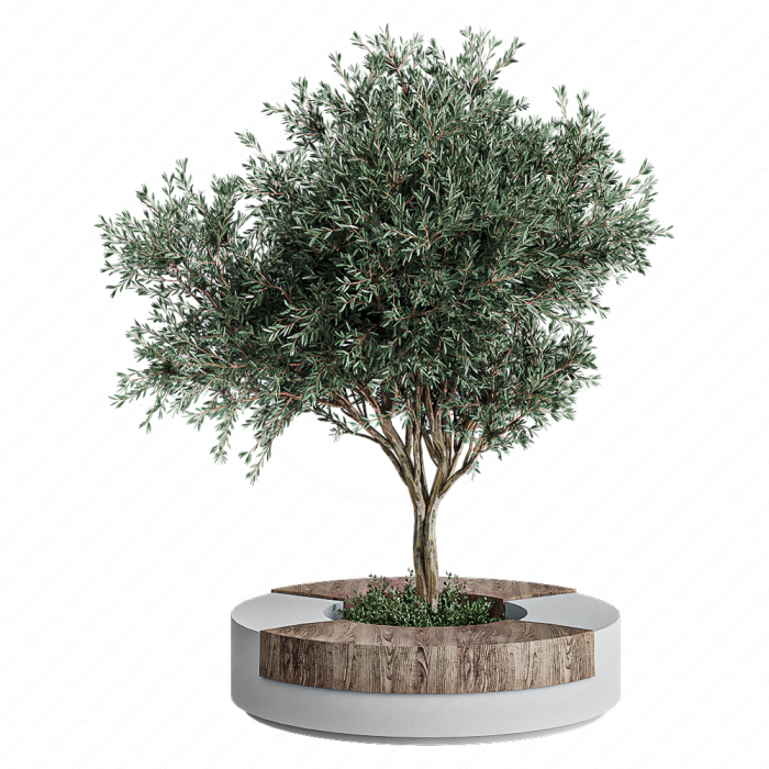 Урбан-фурнитура лавочка с деревом Урбан-фурнитура лавочка с деревом