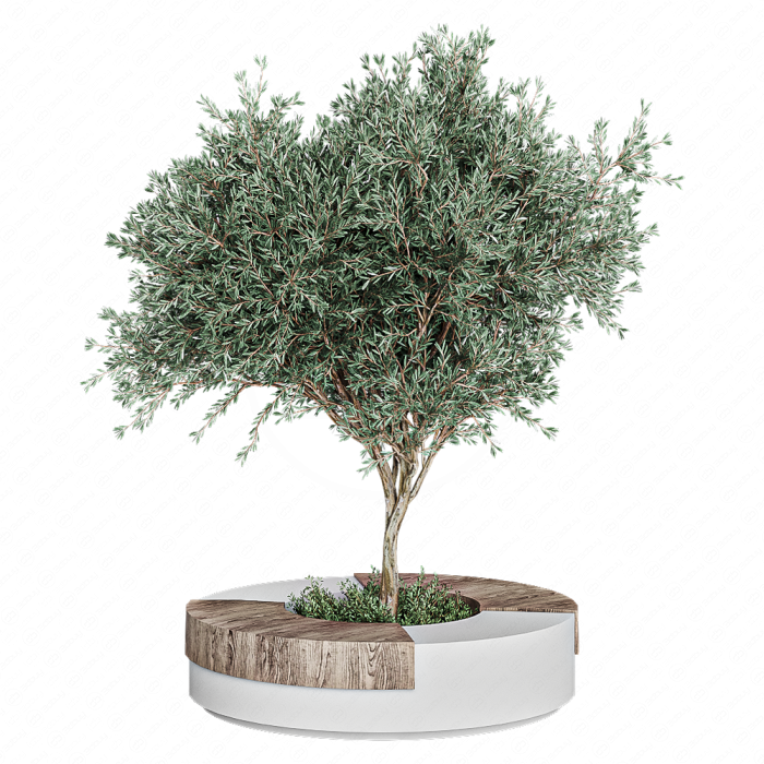 Урбан-фурнитура лавочка с деревом Урбан-фурнитура лавочка с деревом