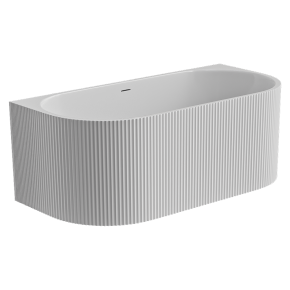 Belbagno wall-mounted acrylic bathtub.