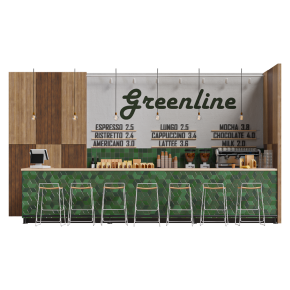 Стойка кофейни Greenline