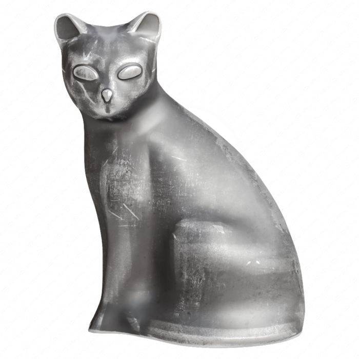 Статуэтка кошки из металла