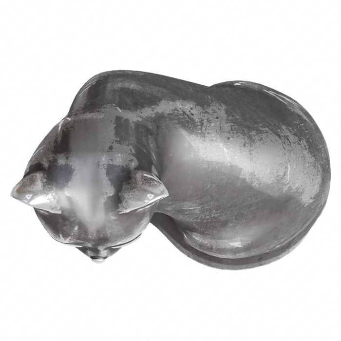 Статуэтка кошки из металла