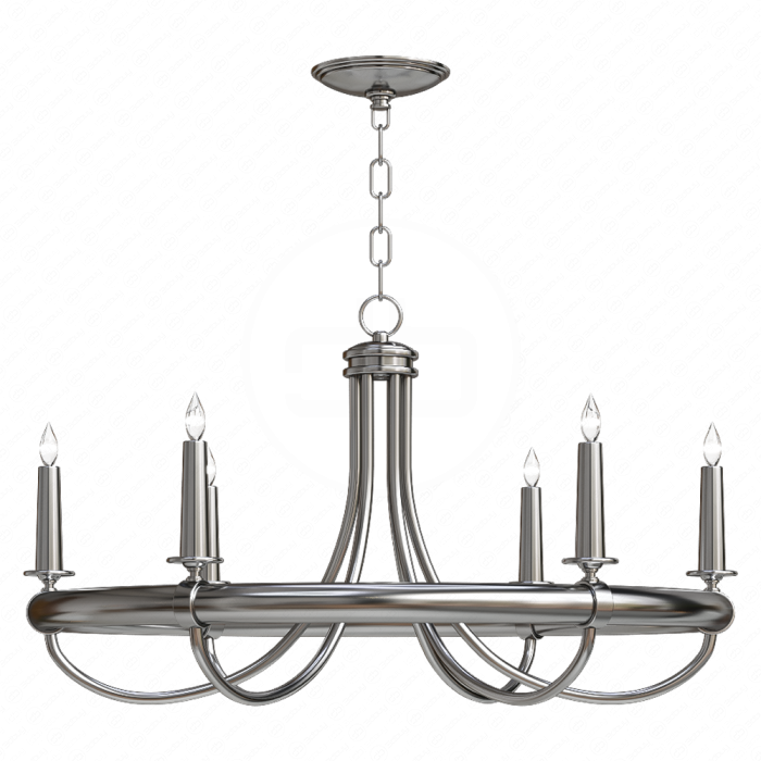 Серебрянная люстра от Fine Art Lamps