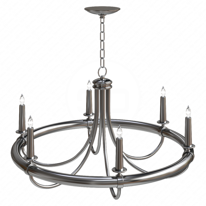 Серебрянная люстра от Fine Art Lamps