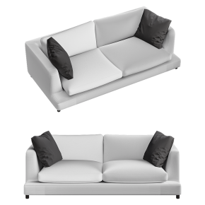Gala straight sofa with cushions