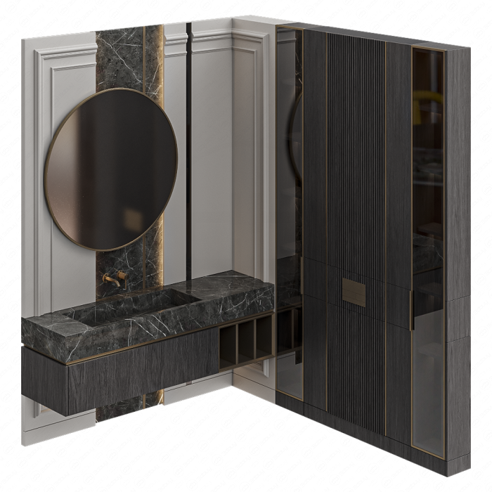 Мебель для ванной комнаты в стиле неоклассика Мебель для ванной комнаты в стиле неоклассика