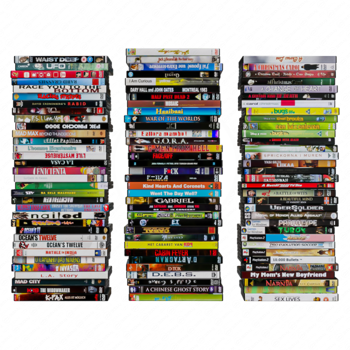 Стопка DVD-дисков
