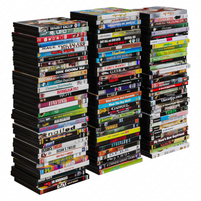 Стопка DVD-дисков