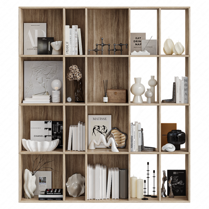 Стеллаж для декора Black&white