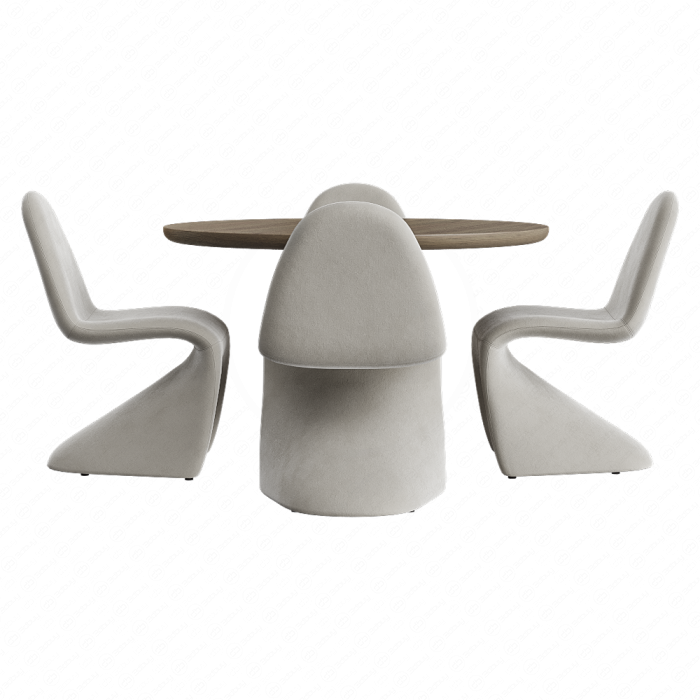 Обеденный стол Perth и стул Beth