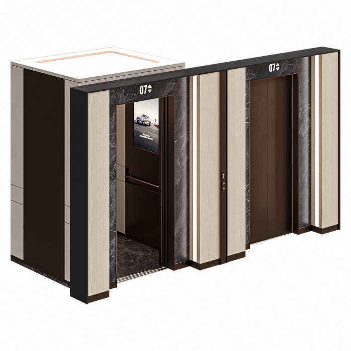 Холл с двумя лифтами №6 Холл с двумя лифтами №6