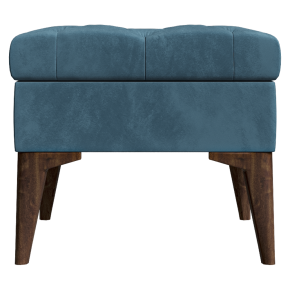 Camellia Velvet Pouf