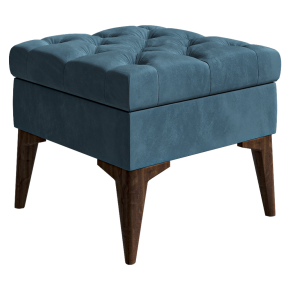 Camellia Velvet Pouf