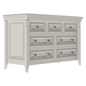 Custom-designed dresser.