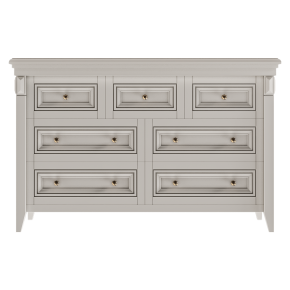 Custom-designed dresser.