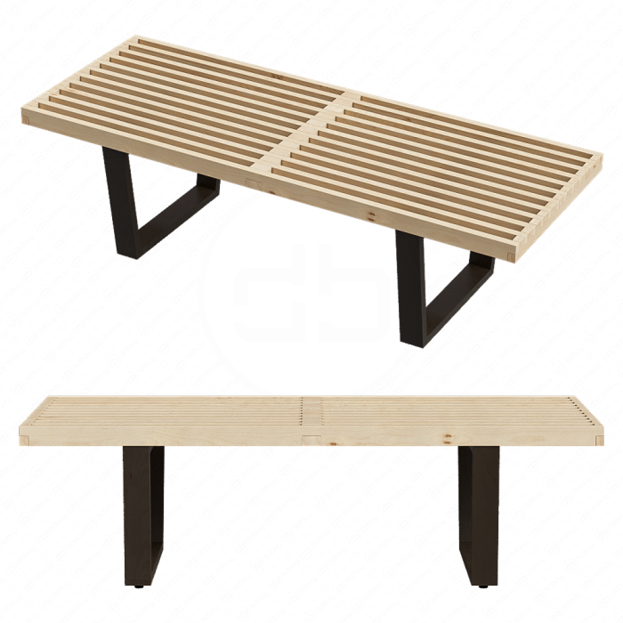 Скамья деревянная Vitra