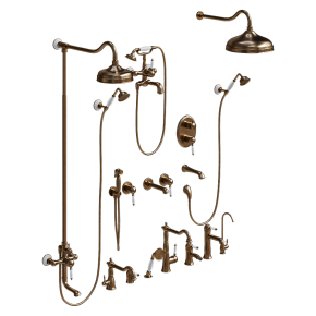 Lemark Villa faucet and shower head