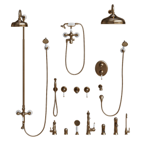 Lemark Villa faucet and shower head