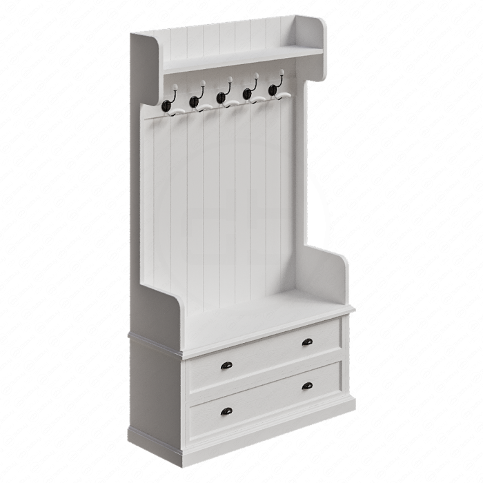 Прихожая с ящиками и крючками Прихожая с ящиками и крючками