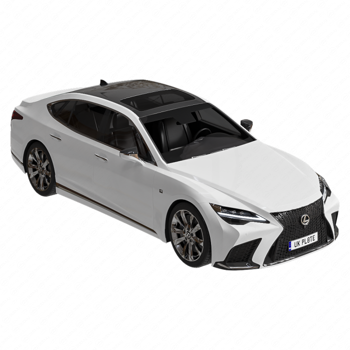 LEXUS LS F Sport 2022 белый