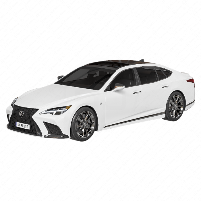 LEXUS LS F Sport 2022 белый