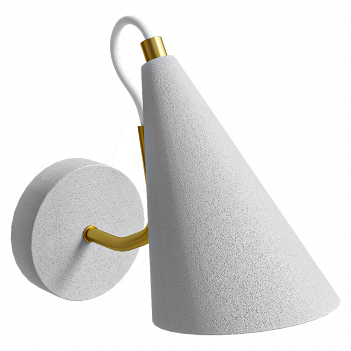 Белый настенный светильник Lumion