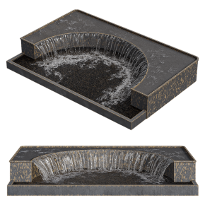 Semicircular fountain of the Grand Cascade