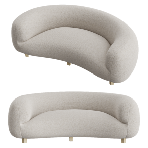 Изогнутый диван в датском стиле